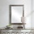 Textured Wide Framed Rectangular Entry Mirror- Silver For Sale In Chicago - Image 6 of 8