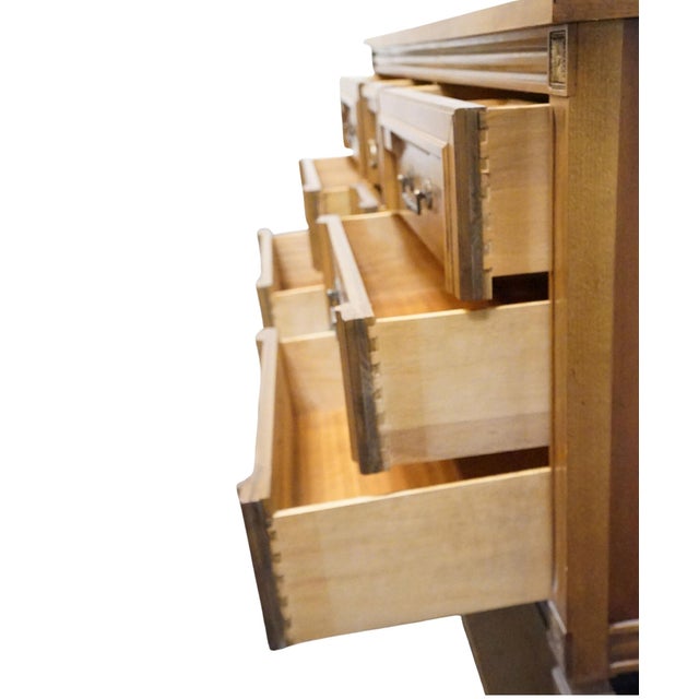 Brown Thomasville Furniture Milano Collection Italian Mediterranean Style 64" Triple Dresser 532-4 For Sale - Image 8 of 15