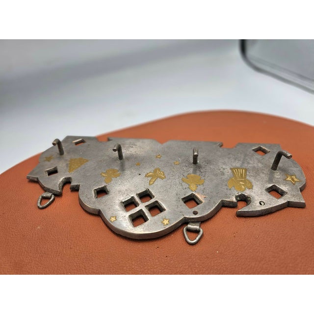 Art Deco Nickel-Plated Brass Coat Rack, 1920s For Sale - Image 4 of 6