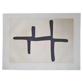 Conrad Marca-Relli, Composition 15, 1977, Mixed Media on Guarro Paper For Sale