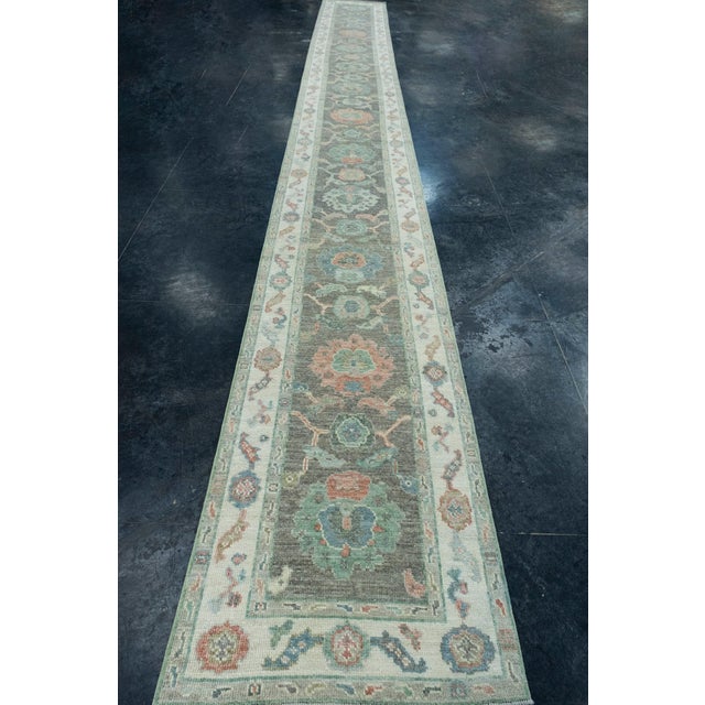 Turkish Oushak Runner Rug 2'8" x 24'3" #17403 Explore a curated collection of hallway runners, wool rugs, and handmade...