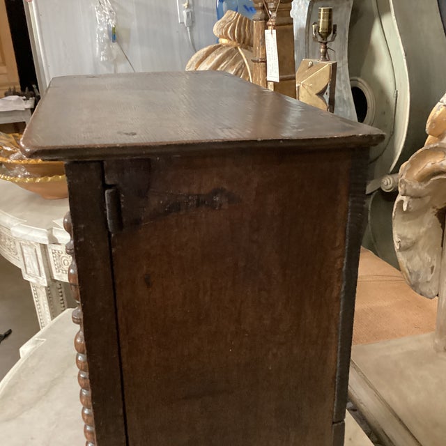 19th Century Carved Wood Spice Box From England For Sale - Image 9 of 12