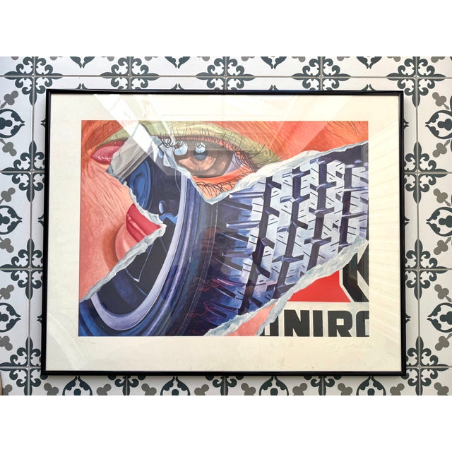 1980s Fritz Köthe, Uniroyal, 1987, Serigraph, Framed For Sale - Image 5 of 11