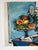 Blue Vintage Pablo Picasso “Compote Dish and Pitcher by Window” 1937 Reproduction Oil on Canvas Painting, Unframed For Sale - Image 8 of 12