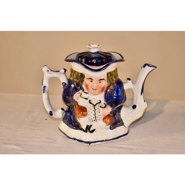 Victorian 19th Century Toby Tea Pot For Sale - Image 3 of 10