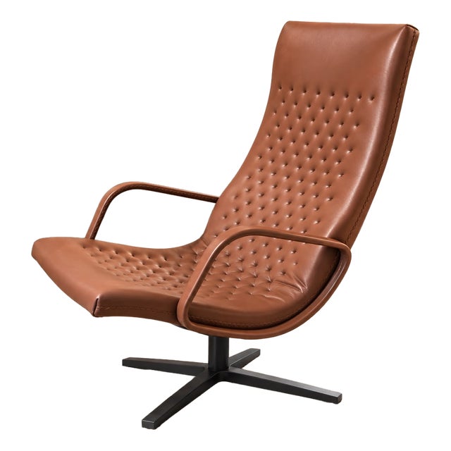 DS-51 Swivel Chair in Leather from de Sede, 2000s For Sale