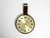 Rare original 1960s Junghans brass wall clock with a genuine leather strap for hanging and glass cover. Made in Germany....