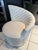 Contemporary 1980 White Shell Club Chairs - A Pair For Sale - Image 3 of 8
