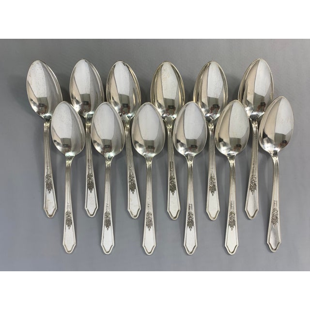 Vintage International Silver 1933 Rosedale Pattern Manor Plate