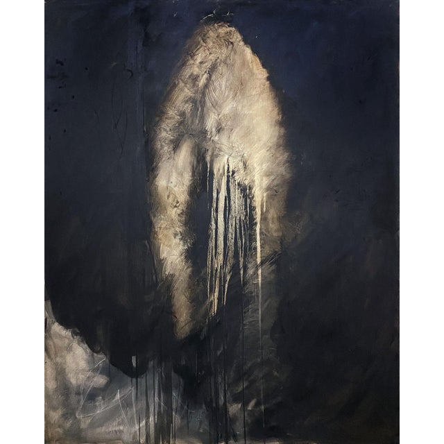 Contemporary Abstract Mixed Media on Canvas "The Mirror" by Paul Landauer For Sale - Image 4 of 10
