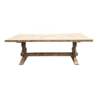 Monastery-Style Table in Oak For Sale