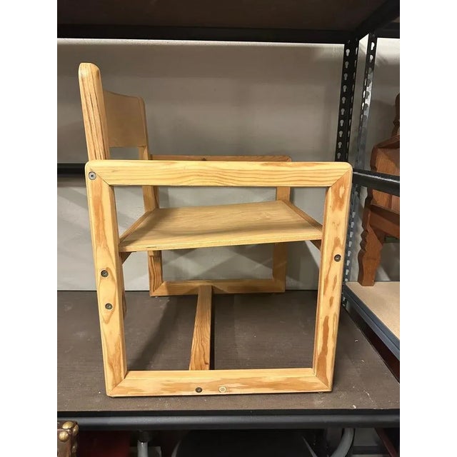 Wood Pine Andre Sornay Armchair, France, 1950's For Sale - Image 7 of 8