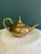 Mid-Century Indian Brass Teapot With Faux Bamboo Handle and Lid For Sale - Image 4 of 9