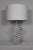Mid-Century Modern Mid 20th Century Stacked Sculptural Lucite Lamp For Sale - Image 3 of 11
