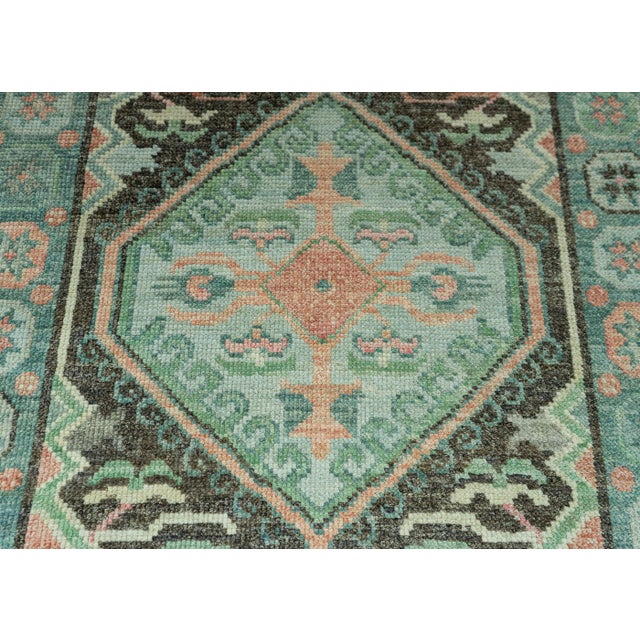 Turkish Oushak Rug 2'10" x 20' #20080 For Sale In Houston - Image 6 of 8