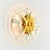 Mid 20th Century Italian Flush Mount or Wall Sconce Mazegga Murano For Sale - Image 4 of 10