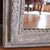 18th Century French Grey Painted Carved Oak Pier Mirror / Over Mantel Mirror For Sale - Image 5 of 13
