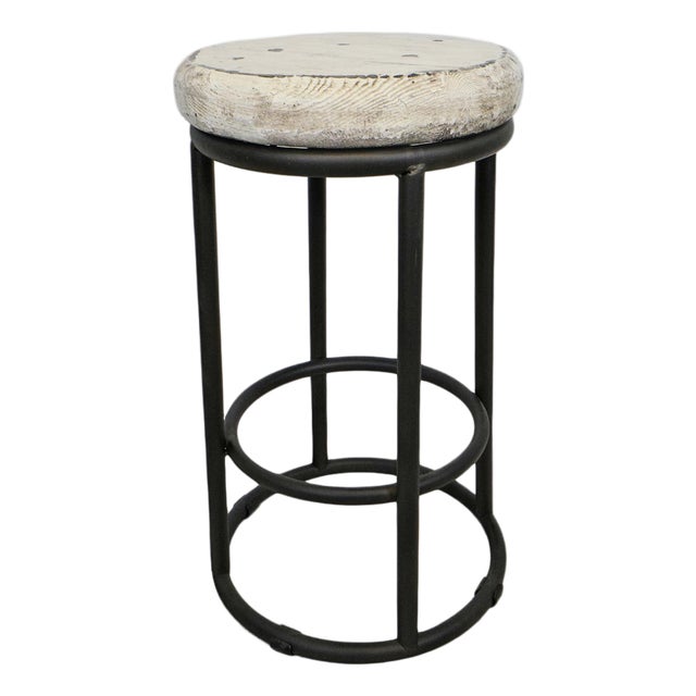 Color Pop White Counter Stool For Sale