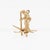 Vintage 14k Gold Kinetic Figural Skier Charm for a Bracelet For Sale - Image 4 of 11