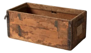 Antique Trunk Base Primitive Storage Box