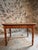 French Oak and Walnut Dining Table with Marble Top For Sale - Image 14 of 18