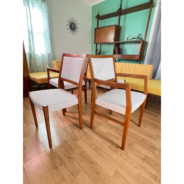 1960s Svegards Markaryd Set of 4 Swedish Teak Dining Chairs For Sale - Image 11 of 12