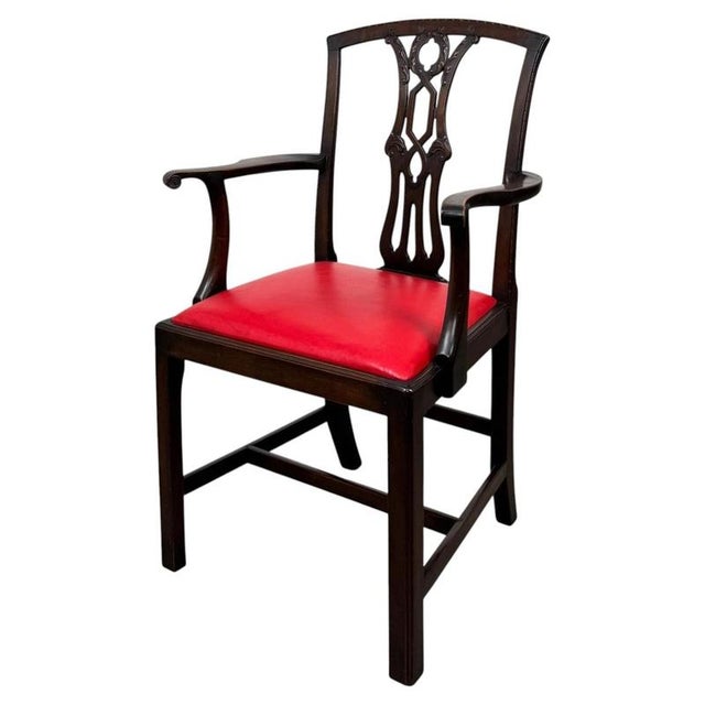 18th Century Georgian English Mahogany Dining Chairs, Set of 6 For Sale - Image 9 of 10