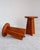 Mid-Century Modern Scandinavian Stained Pine Stool, Set of 2 For Sale - Image 3 of 9