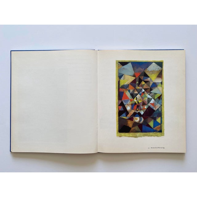 Mid-Century Modern Paul Klee " Watercolors Drawings Writings " Vintage 1969 Lithograph Print Mid Century Modernist Hardcover Art Book For Sale - Image 3 of 18