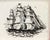 1980s Decorative Luster Maritime Pottery Plaque Titles Flying Cloud Boston For Sale - Image 4 of 6