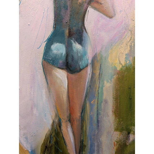 Morning Dance 18x24" Ballet Dancer, New York, Abstract For Sale - Image 4 of 7