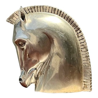 Vintage Horse Head Sculpture For Sale