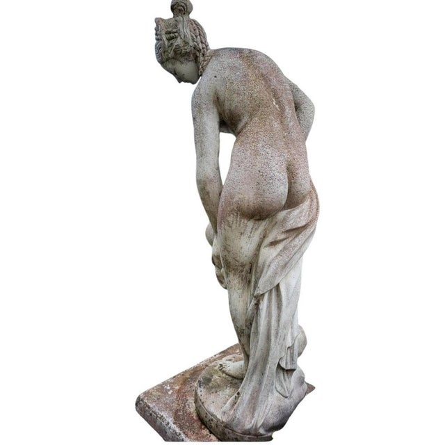 Gold Sculpture of Venus Bathing, 1950, Stone For Sale - Image 8 of 13