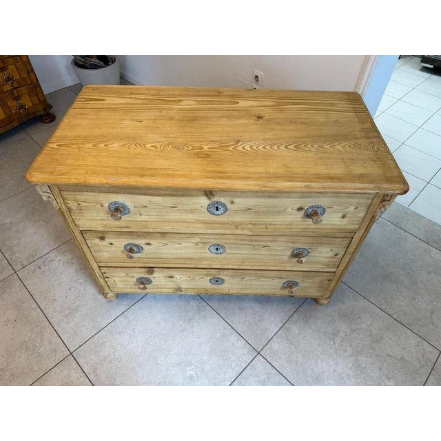 Wood Antique Gründerzeit Chest of Drawers For Sale - Image 7 of 11