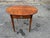 Vintage Federal-Style Burled Wood Pembroke Drop Leaf Side Table Unmarked, well made, Sturdy and strong Eagle figurine...