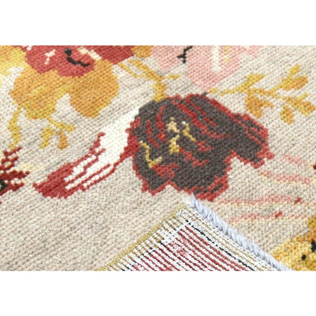 1960s Turkish Oushak Rug For Sale - Image 4 of 6