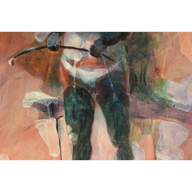 Wolfgang Blanke, Nude Marion, 1997, Emulsion on Plywood For Sale - Image 6 of 13
