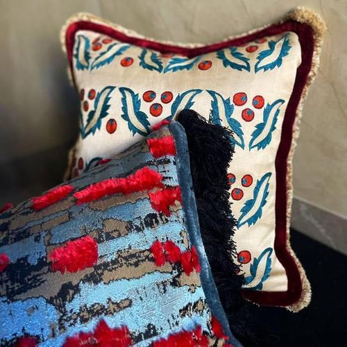 Early 21st Century Avira Cushion by Sohil Design For Sale - Image 5 of 7