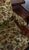 A beautifully preserved 1970s platform rocker featuring its original olive and rust floral upholstery. Uncommon in this...