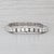 Silver 8ctw Diamond Tennis Bracelet 14k White Gold 6.75" 4.3mm For Sale - Image 8 of 9
