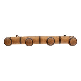 French Faux Bamboo Coat / Hat Rack For Sale