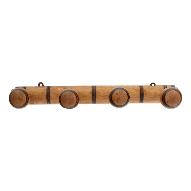 French Faux Bamboo Coat / Hat Rack For Sale