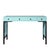 David Francis Swirl Writing Desk - Turquoise For Sale - Image 4 of 9
