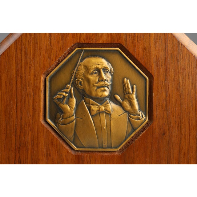 France / 1920 / bookends / wood and bronze / Art Deco A captivating pair of French Art Deco bookends dating to the 1920s,...