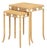 Modern Seagrass and Shell Nesting Tables, 2 For Sale