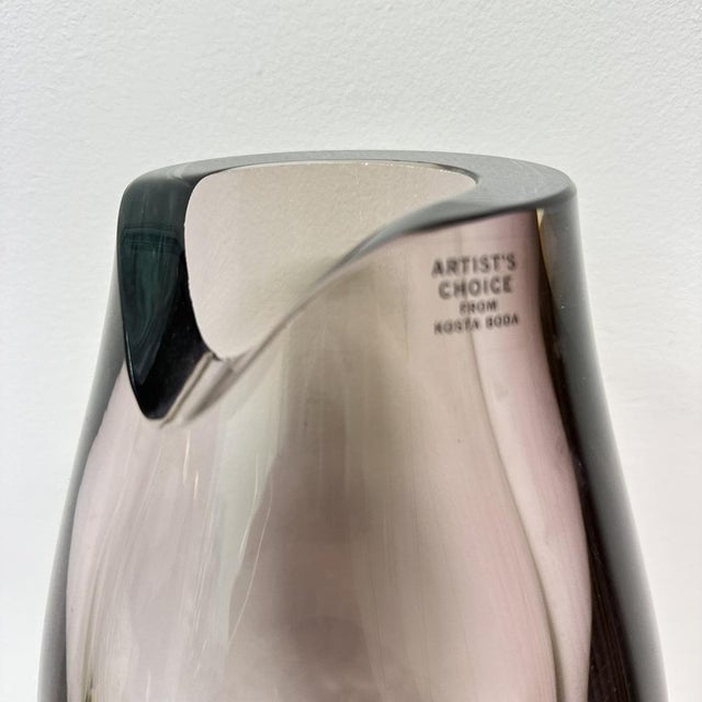 Art Glass Opus Vase by Göran Wärff for Kosta Boda, 2006 For Sale - Image 3 of 18