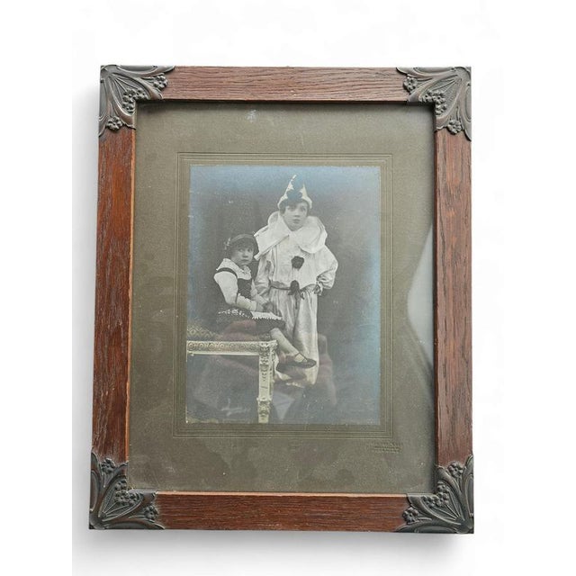 Antique Photo Frame by R. Melcher, 1900s For Sale - Image 6 of 7