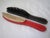 Adorable vintage leather West German Clothes brushes. Red and black leather marked "His & Hers'. Both are in excellent...