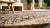 Distinctive Allover-Floral Design on Navy Background Color Antique Persian Gallery Runner For Sale - Image 10 of 12