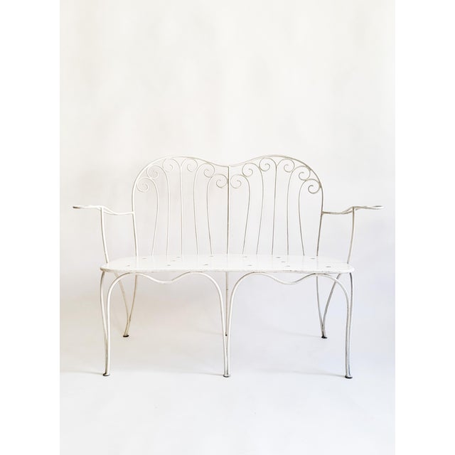 Mid-Century Viennese Garden Bench from Stanislaus Karasek & Co., Austria, 1950s For Sale - Image 11 of 12